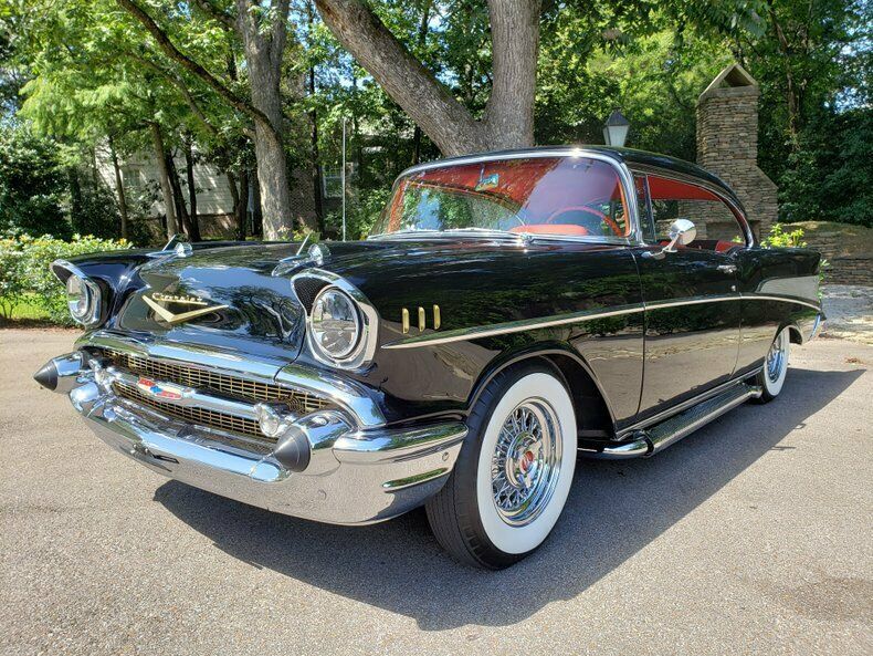 1957 Bel Air Coupe, V8, Wire Wheels, Sidepipes, Skirts, One of a Kind! 1957 Chevrolet Bel Air/150/210