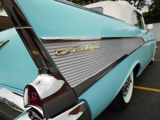 1957 BELAIR CONVERTIBLE, CONCOURS RESTORED, INVESTMENT GRADE 1957 Chevrolet Bel Air/150/210