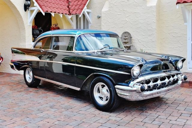 1957 BelAir Power Steering Air Conditioning Custom Shaved Dash w/ Digital Guages 1957 Chevrolet Bel Air/150/210 Stunning Restoration Vintage Air