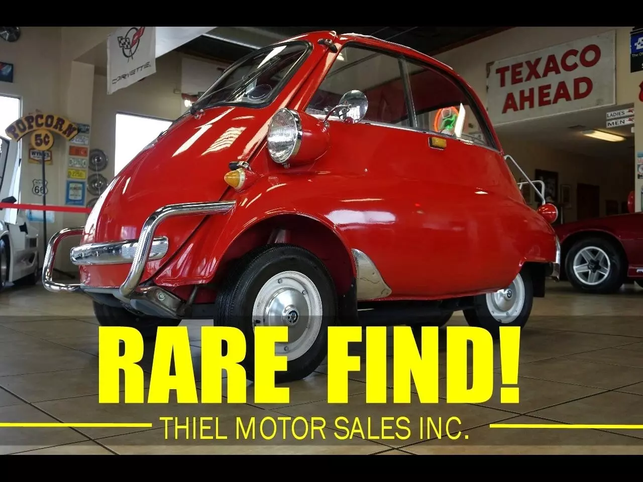 1957 BMW Isetta 300 Convertible 4900 Miles Museum Car 55 56 57 58 59 60 61 62 1957 BMW Isetta 300 Convertible