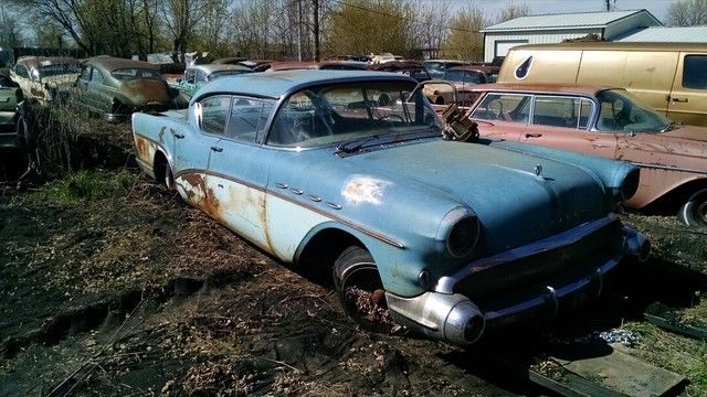 1957 Buick Roadsmaster Riviera 4dr Hardtop, with TITLE! 1957 Buick Roadmaster