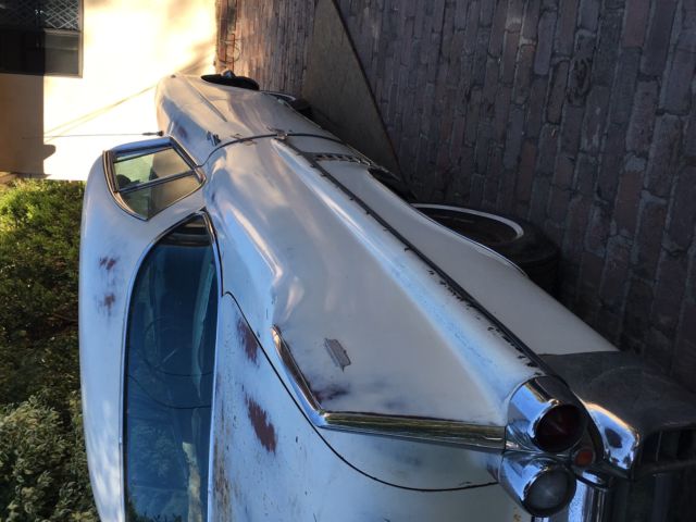 1957 Cadillac DeVille Silver Brocade Pattern Cloth & Black Leather - photo 12