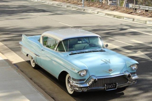 1957 Cadillac DeVille 2dr hrdtp 55059 Miles Blue Coupe 365 V8 Automatic 1957 Cadillac DeVille 2dr hrdtp