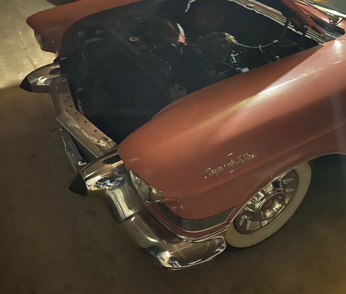 1957 Cadillac DeVille Coupe Coupe White RWD Automatic 62 1957 Cadillac DeVille Coupe 62