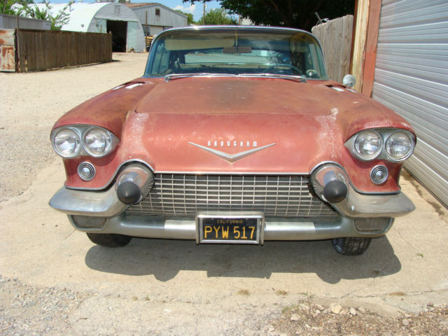 1957 CADILLAC ELDORADO BROUGHAM #346 PROJECT - BLACK PLATE CALIFORNIA CAR 1957 Cadillac Eldorado