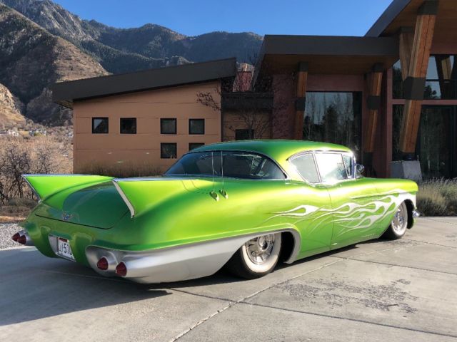 1957 Cadillac Eldorado Seville Custom slammed air ride street rod hot rod fins 1957 Cadillac Eldorado Seville