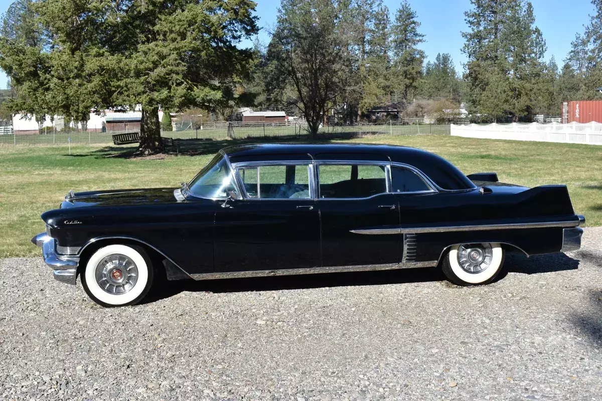1957 CADILLAC FLEETWOOD SERIES 75 58,900 Actual Miles! Factory Black! Nice! 1957 Cadillac Fleetwood