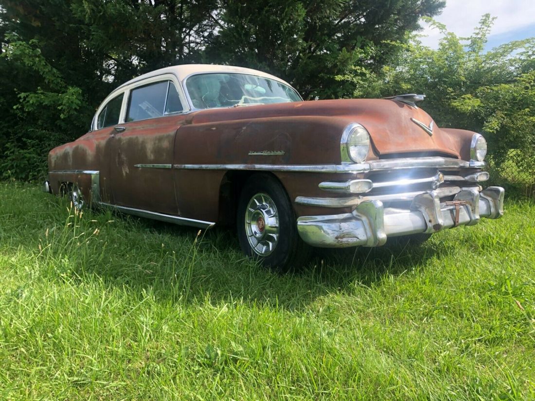 1957 cadillac Kustom caps May del similar Chevrolet plymouth desoto dodge HEMI 1953 Chrysler New Yorker HEMI patina