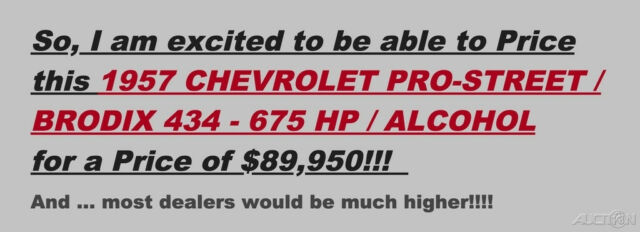 1957 Chevrolet Bel Air/150/210 STREET LEGAL / Chrome Malloy Chassis / Brodix 434 - photo 9