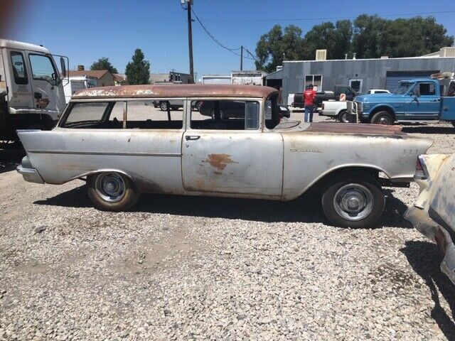 1957 Chevrolet 150 Sedan Delivery Wagon w/1957 210 Wagon parts car 1957 Chevrolet Bel Air/150/210