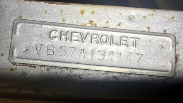 1957 Chevrolet Bel Air/150/210 Belair 2 DOOR POST v8 RUNS GOOD STICK SHIFT - photo 13