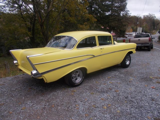 1957 Chevrolet 2 dr. sedan. hot rod car. All body work done and it is in primer. 1957 Chevrolet Bel Air/150/210