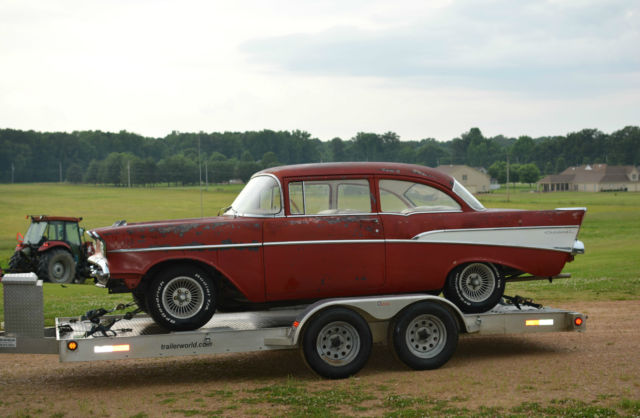 1957 CHEVROLET 210 2 DOOR SEDAN PROJECT-SAME OWNER 36 YEARS 1957 Chevrolet Bel Air/150/210