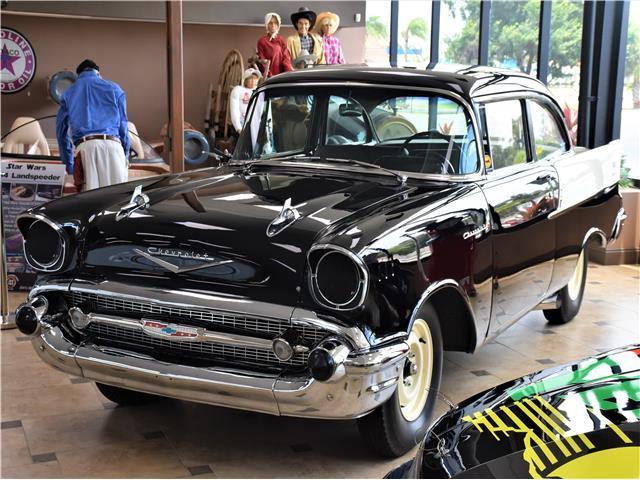 1957 Chevrolet 210 Black Widow Rendition! Fuel Injected 283hp 6-Lug A 0 Miles Bl 1957 Chevrolet Bel Air/150/210 Black Widow Rendition! Fuel Injected 283hp 6-Lug A