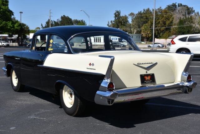 1957 Chevrolet Bel Air/150/210 Black Widow Rendition! Fuel Injected 283hp 6-Lug A - photo 6