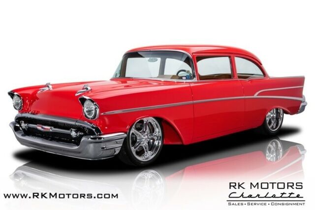 1957 Chevrolet 210 Dragon Fire Red Sedan 502 Ramjet V8 5 Speed Manual 1957 Chevrolet Bel Air/150/210 --