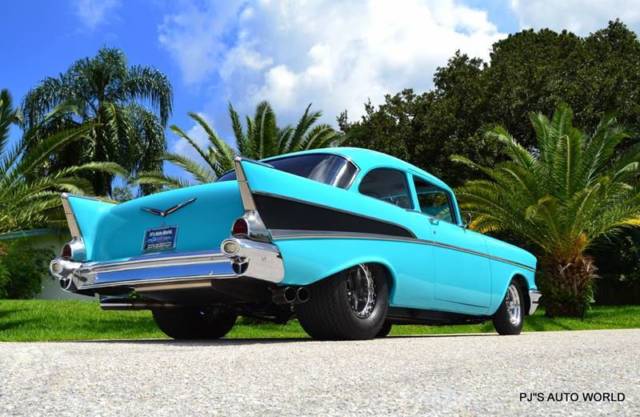 1957 Chevrolet Bel Air/150/210 V8 Twin Turbo Super Chevy magazine car - photo 8