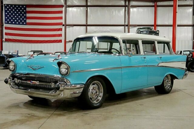 1957 Chevrolet 210 Wagon 2336 Miles Turquoise Sedan V8 Automatic 1957 Chevrolet Bel Air/150/210 Wagon