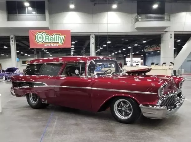 1957 Chevrolet 210 Wagon Red Custom 1957 Chevrolet 210 Custom
