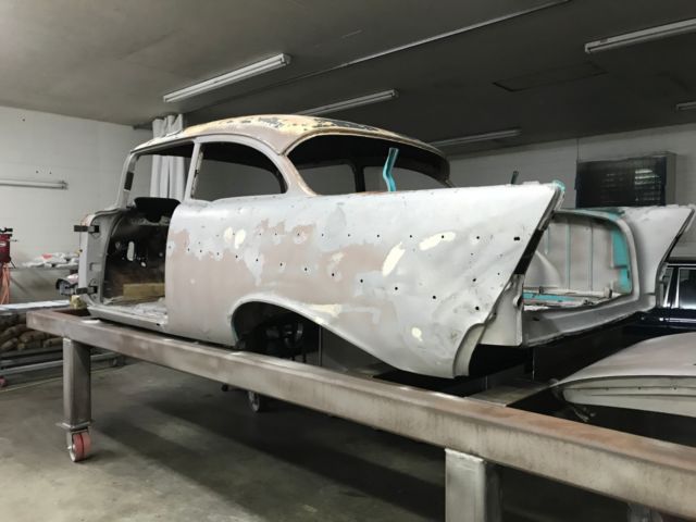 1957 CHEVROLET 2DR SEDAN PROJECT Car Fully Sandblasted & Primed 1957 Chevrolet Bel Air/150/210