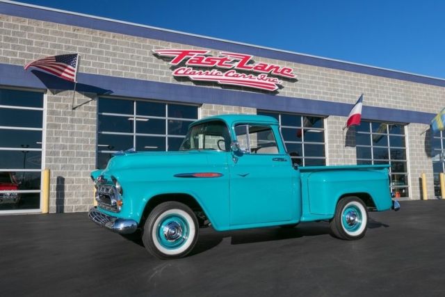 1957 Chevrolet 3100 Big Window Pickup Orignial V8 Truck Restored 1957 Chevrolet Other Pickups Free Shipping Until January 1