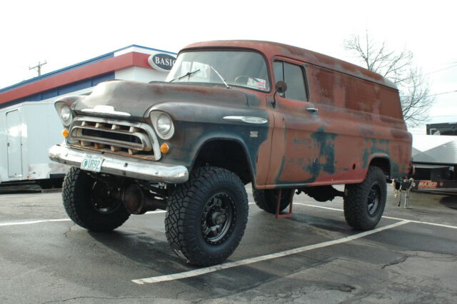 1957 Chevrolet 3800 Panel NAPCO 4X4 Conversion Very Rare History Off Road Barn 1957 Chevrolet 3800 Panel NAPCO 4X4 Conversion