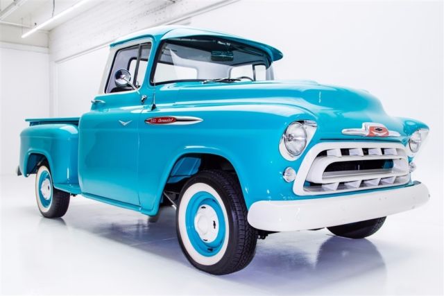 1957 Chevrolet Apache 3100 Extensive Resto 383/425 A/C Automatic Pickup Truck 1957 Chevrolet Other Extensive Resto 383/425 A/C