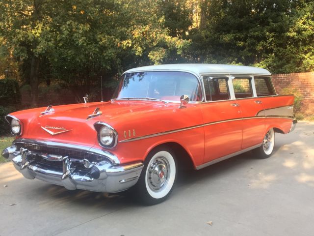 1957 CHEVROLET BEI AIR STATION WAGON--IMMACULATE ORIGINAL PAINT AND INTERIOR 1957 Chevrolet Bel Air/150/210 1957 CHEVROLET BEL AIR WAGON