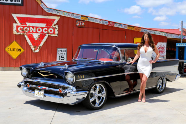1957 Chevrolet Bel Air 2 Door Hard Top 350 Vintage AC PS Disc Brakes 350 Trans 1957 Chevrolet Bel Air/150/210