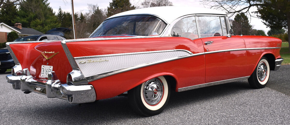 1957 Chevrolet Bel Air/150/210 Hardtop 283 ci 220 hp Numbers Match Restored - photo 10