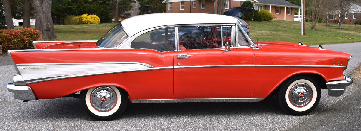 1957 Chevrolet Bel Air/150/210 Hardtop 283 ci 220 hp Numbers Match Restored - photo 11