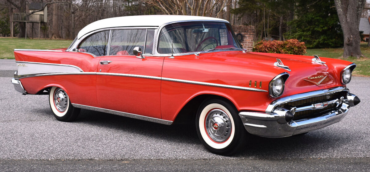 1957 Chevrolet Bel Air/150/210 Hardtop 283 ci 220 hp Numbers Match Restored - photo 2