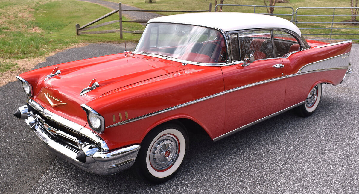 1957 Chevrolet Bel Air/150/210 Hardtop 283 ci 220 hp Numbers Match Restored - photo 3