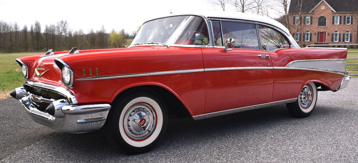 1957 Chevrolet Bel Air/150/210 Hardtop 283 ci 220 hp Numbers Match Restored - photo 4
