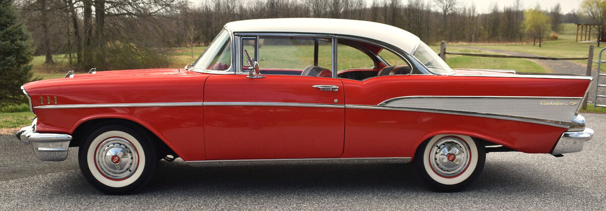 1957 Chevrolet Bel Air/150/210 Hardtop 283 ci 220 hp Numbers Match Restored - photo 5