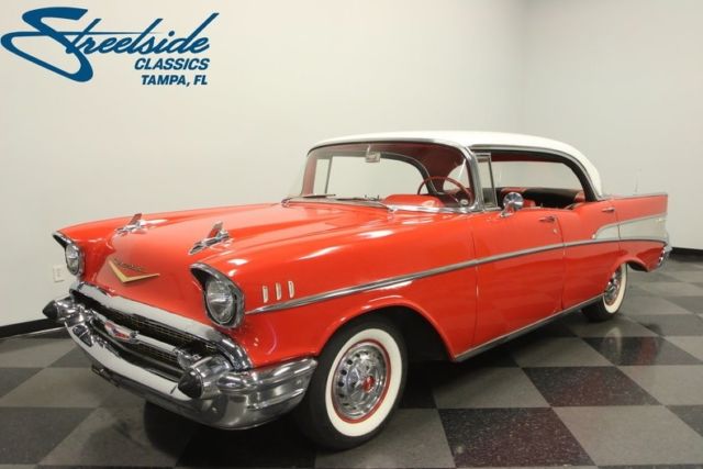 1957 Chevrolet Bel Air 28894 Miles Matador Red Hardtop 283 V8 3 Speed Automatic 1957 Chevrolet Bel Air/150/210 --