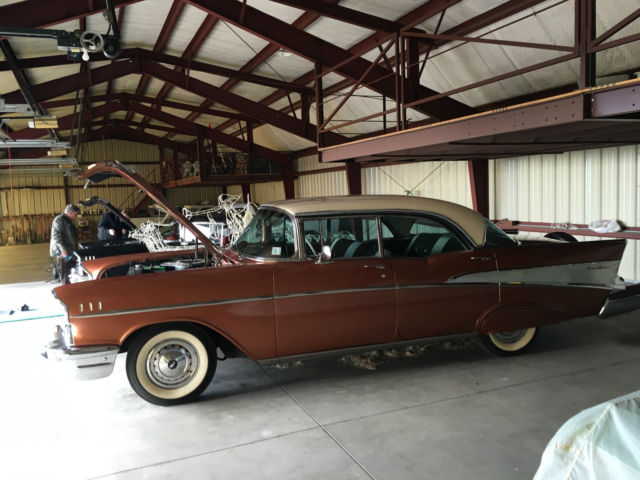 1957 Chevrolet Bel Air 4 door continental kit original 1957 Chevrolet Bel Air/150/210
