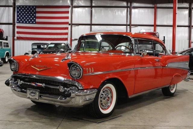 1957 Chevrolet Bel Air 49618 Miles Matador Red Coupe 283cid V8 Automatic 1957 Chevrolet Bel Air/150/210 --