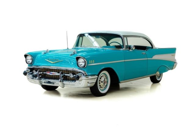 1957 Chevrolet Bel Air 71672 Miles Turquoise Coupe 350ci 3 spd turbo auto 1957 Chevrolet Bel Air/150/210 --
