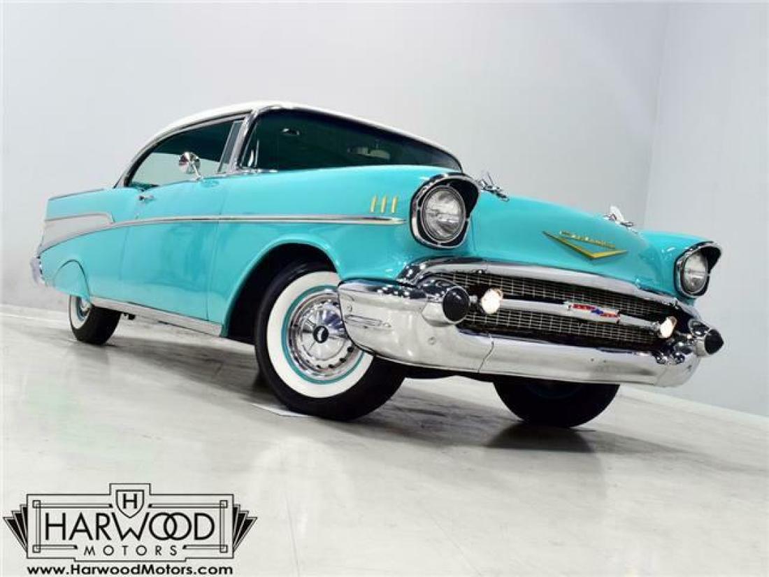 1957 Chevrolet Bel Air 9826 Miles Tropical Turquoise Hardtop 283 cubic inch V8 1957 Chevrolet Bel Air/150/210