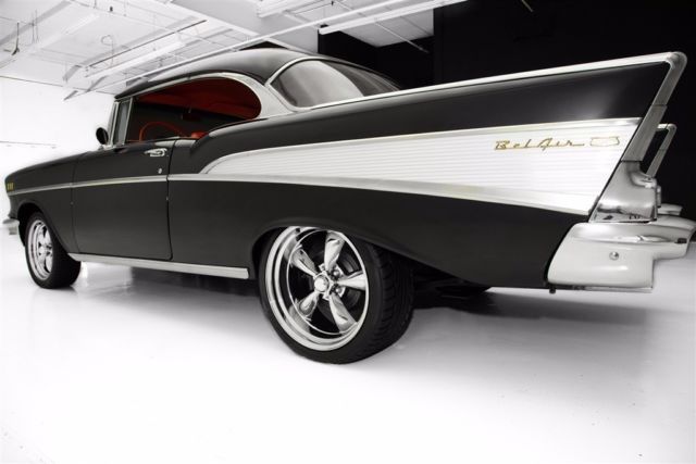 1957 Chevrolet Bel Air/150/210 Black 283 V8 Automatic AC - photo 10