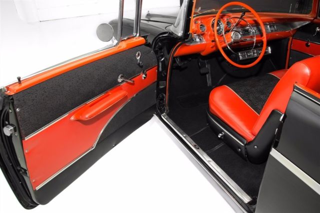 1957 Chevrolet Bel Air/150/210 Black 283 V8 Automatic AC - photo 11