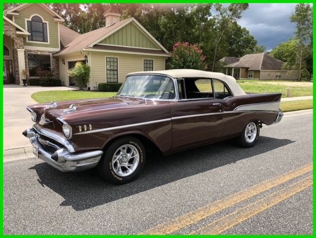1957 Chevrolet Bel Air Convertible 327 8 Cylinder Gas Engine 3-Speed Manual RWD 1957 Chevrolet Bel Air/150/210