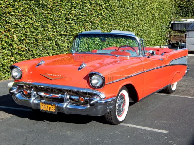1957 Chevrolet Bel Air Convertible with Automatic and V8 Power Pack - Restored 1957 Chevrolet Bel Air/150/210 Convertible with V8 Power Pack & Automatic Trans