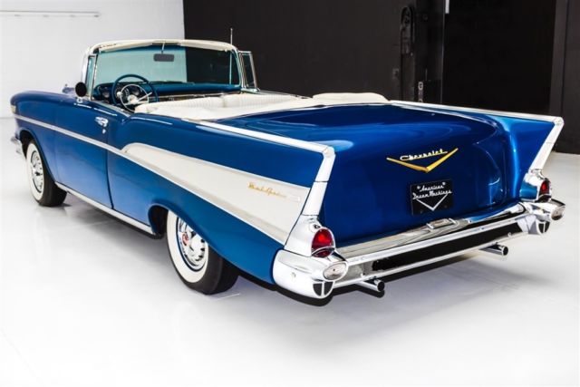 1957 Chevrolet Bel Air/150/210 Deep Blue, Power Pack 283 - photo 12