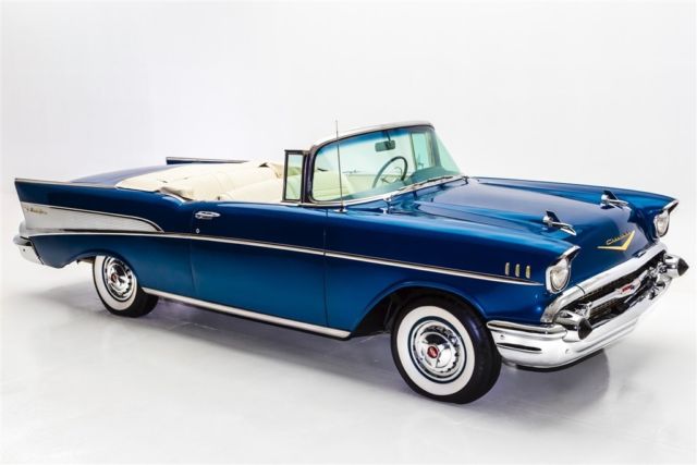 1957 Chevrolet Bel Air/150/210 Deep Blue, Power Pack 283 - photo 4