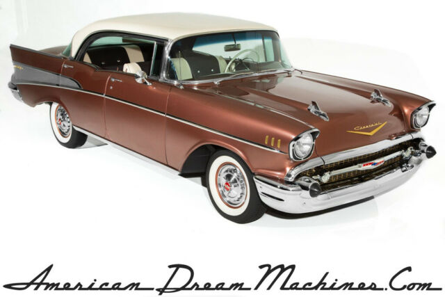 1957 Chevrolet Bel Air Hardtop Sierra Gold 283 Automatic Frame Off Automatic 1957 Chevrolet Bel Air/150/210 Hardtop Sierra Gold 283 Automatic Frame Off
