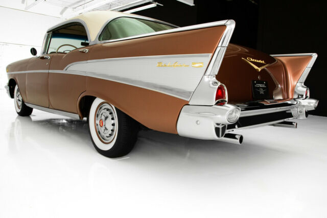 1957 Chevrolet Bel Air/150/210 Hardtop Sierra Gold 283 Automatic Frame Off - photo 7