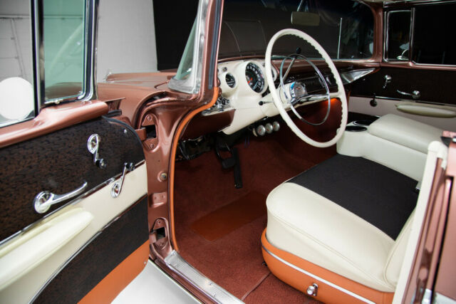 1957 Chevrolet Bel Air/150/210 Hardtop Sierra Gold 283 Automatic Frame Off - photo 8