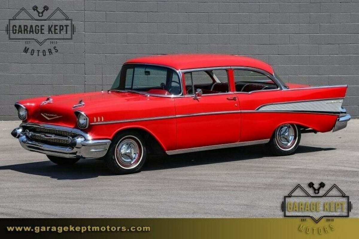 1957 Chevrolet Bel Air Red 327 V8 86412 Miles 1957 Chevrolet Bel Air/150/210